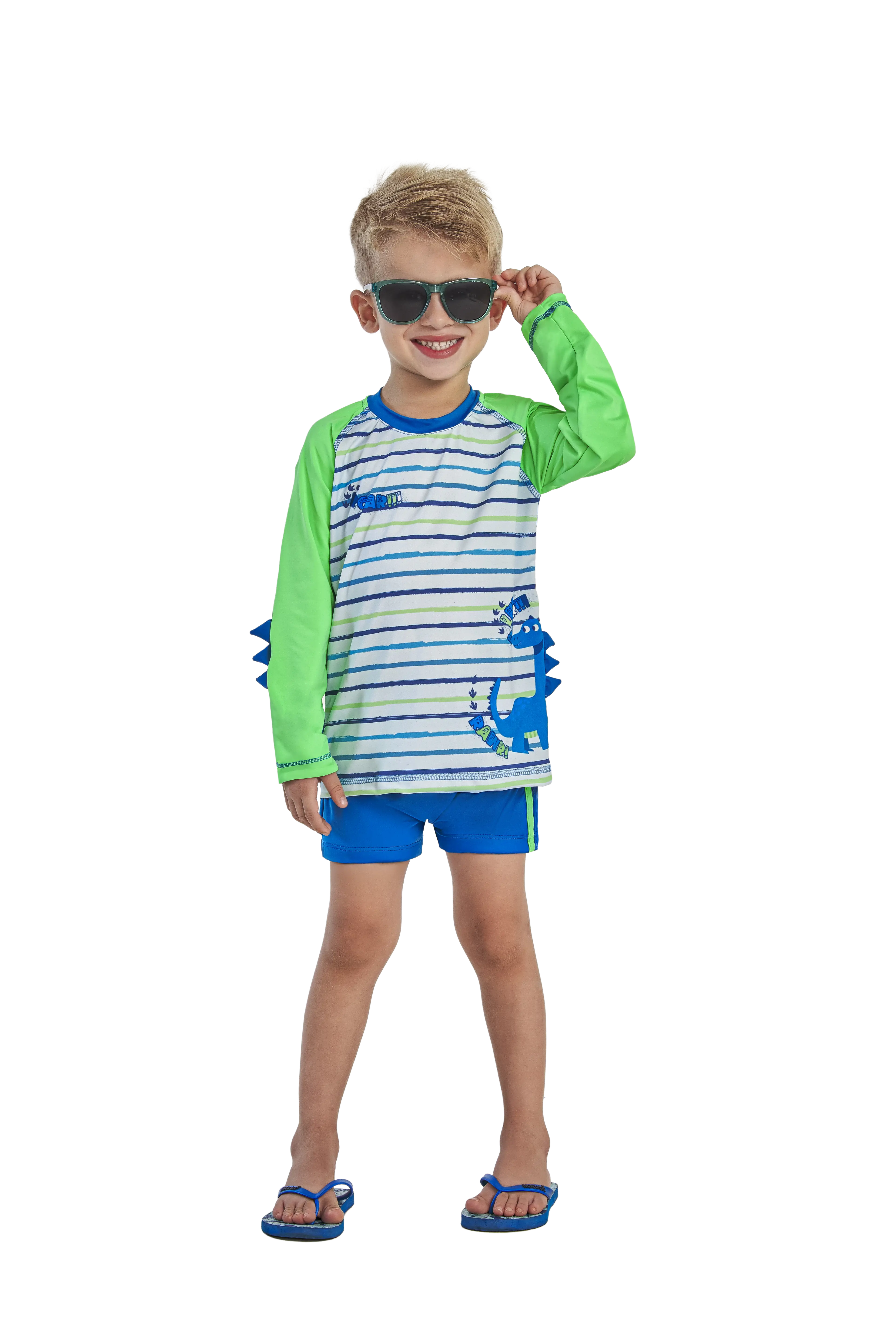 Miniatura CONJUNTO MODA PRAIA ACONCHEGO DINO / ROYAL 3